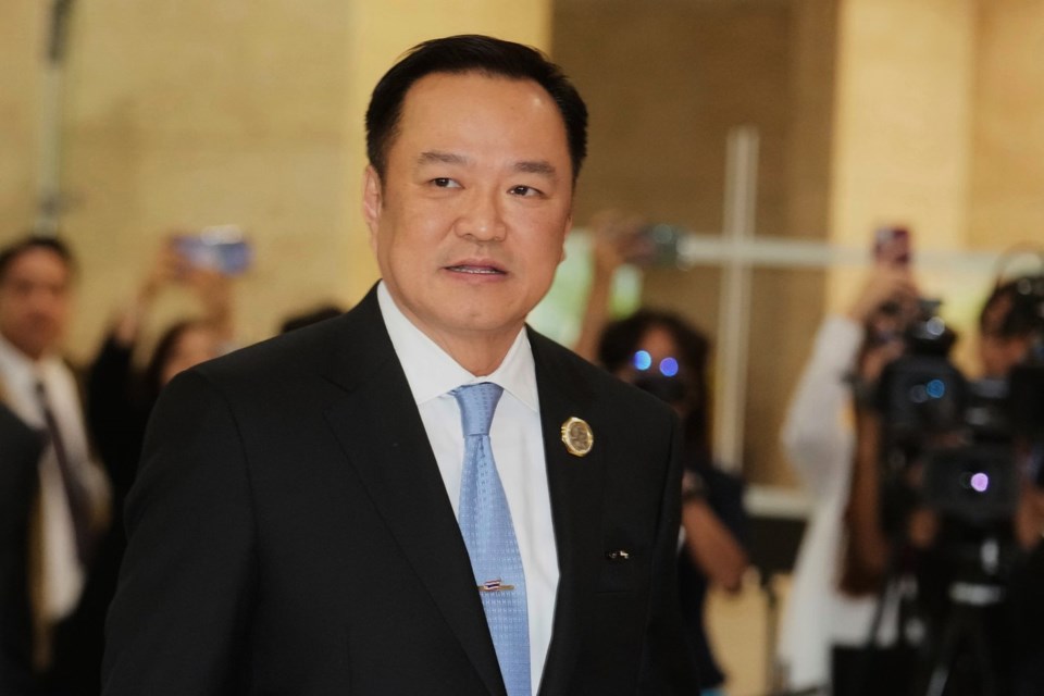 Prime Minister Anutin Charnvirakul