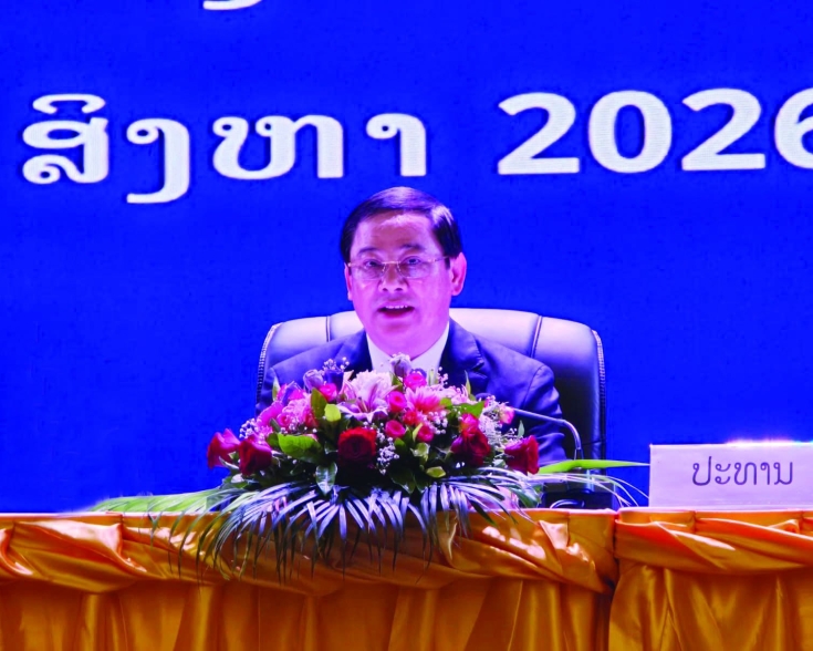 Prime Minister Sonexay Siphandone of Laos